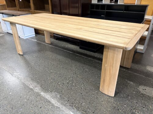 RESTORATION HARDWARE Dune Natural Teak Outdoor Dining Table