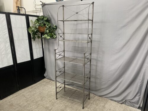 Industrial Distressed Metal 5-Tier Storage Case