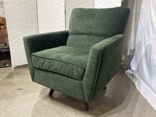 LA-Z-BOY Like New Bellevue High Leg Swivel Chair - Castleton Green