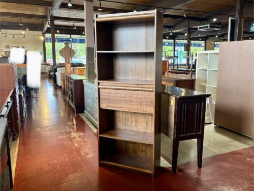 Sturdy Bookcase w/ Hide-Away Storage