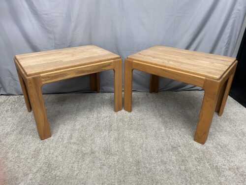 Solid Wooden Side Tables (set of 2)