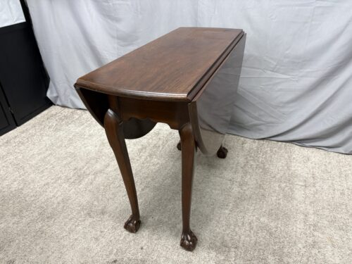 KITTINGER Vintage Colonial Williamsburg Claw Foot Drop Leaf Table