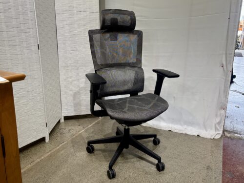 Patterned Mesh Office Chair w/ Lumbar Support