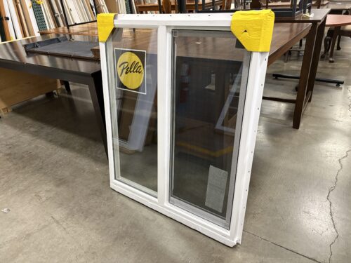 NEW! PELLA 41x36 White Vinyl Sliding Window
