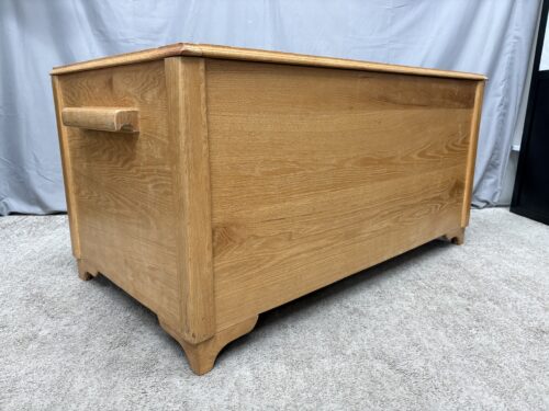 Natural Finish Solid Wood Storage Chest