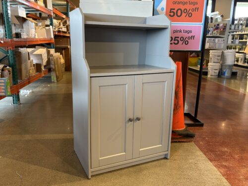 IKEA Hauga Cabinet w/ 2 Doors - Gray