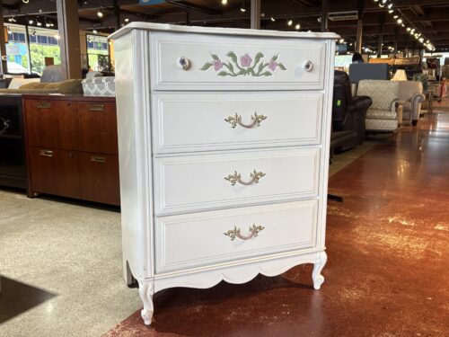 LEA Florid White 4-Drawer Dresser