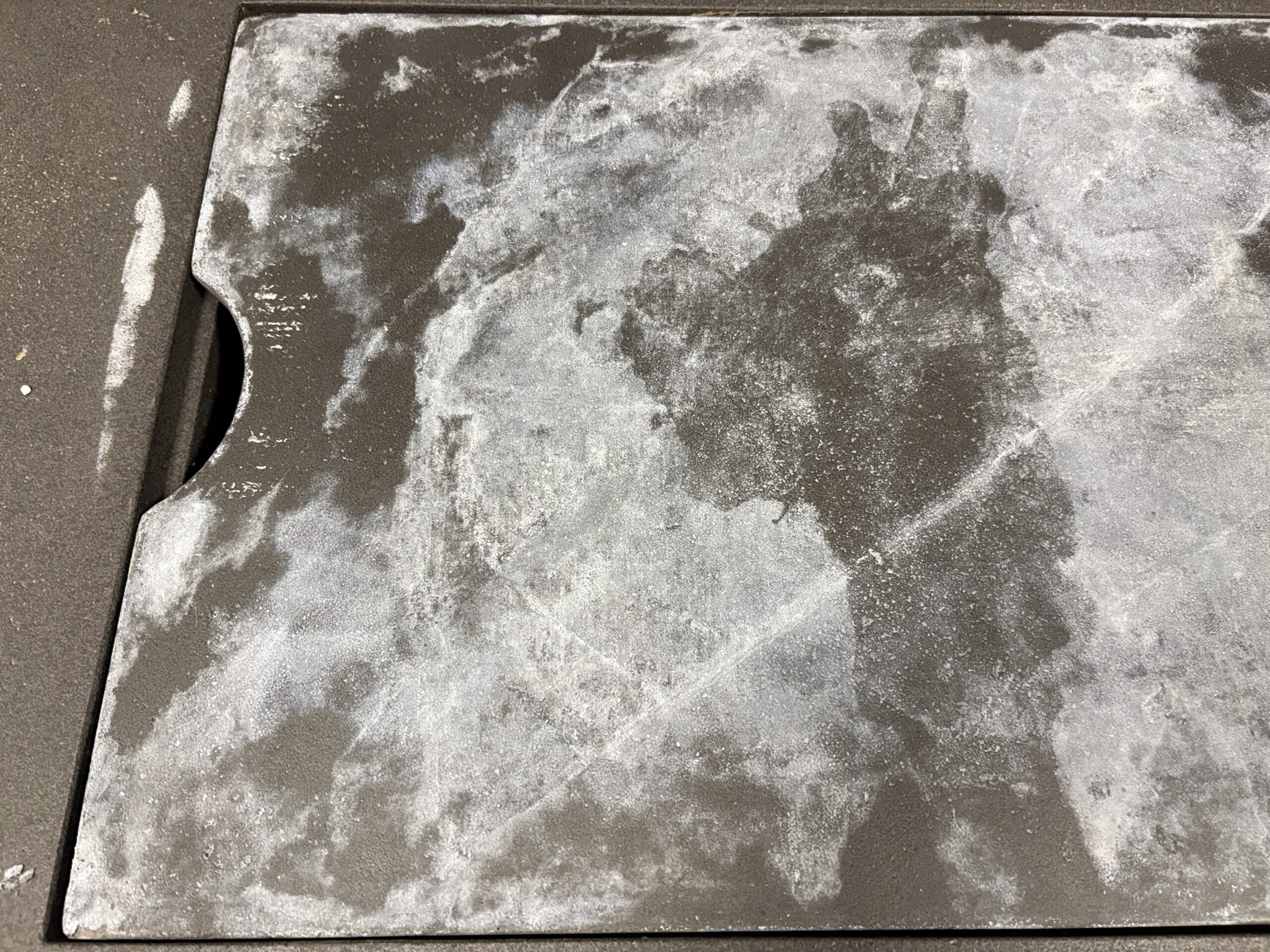 RESTORATION HARDWARE Orizaba Onyx Fire Table & Propane Tank Cover