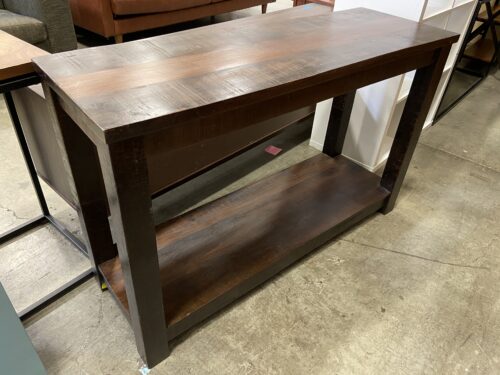 Solid Wood Open Console Table