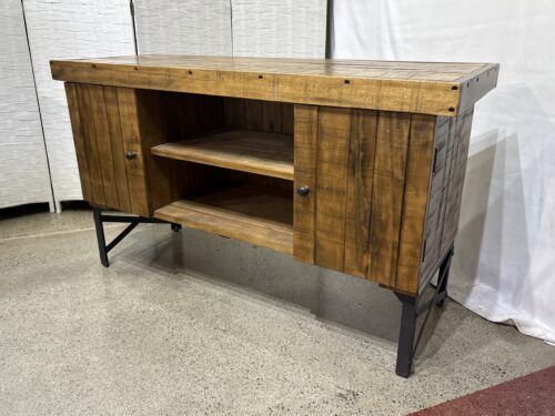 EMERALD HOME Chandler Rustic Wood Sofa Table