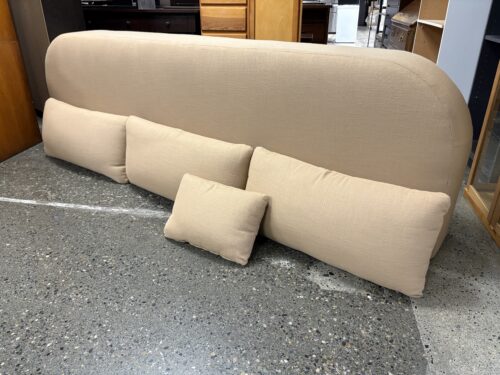 RESTORATION HARDWARE Byron Outdoor 4 Seat Sectional Left Arm Camel Sofa Cushion (Set of 5)