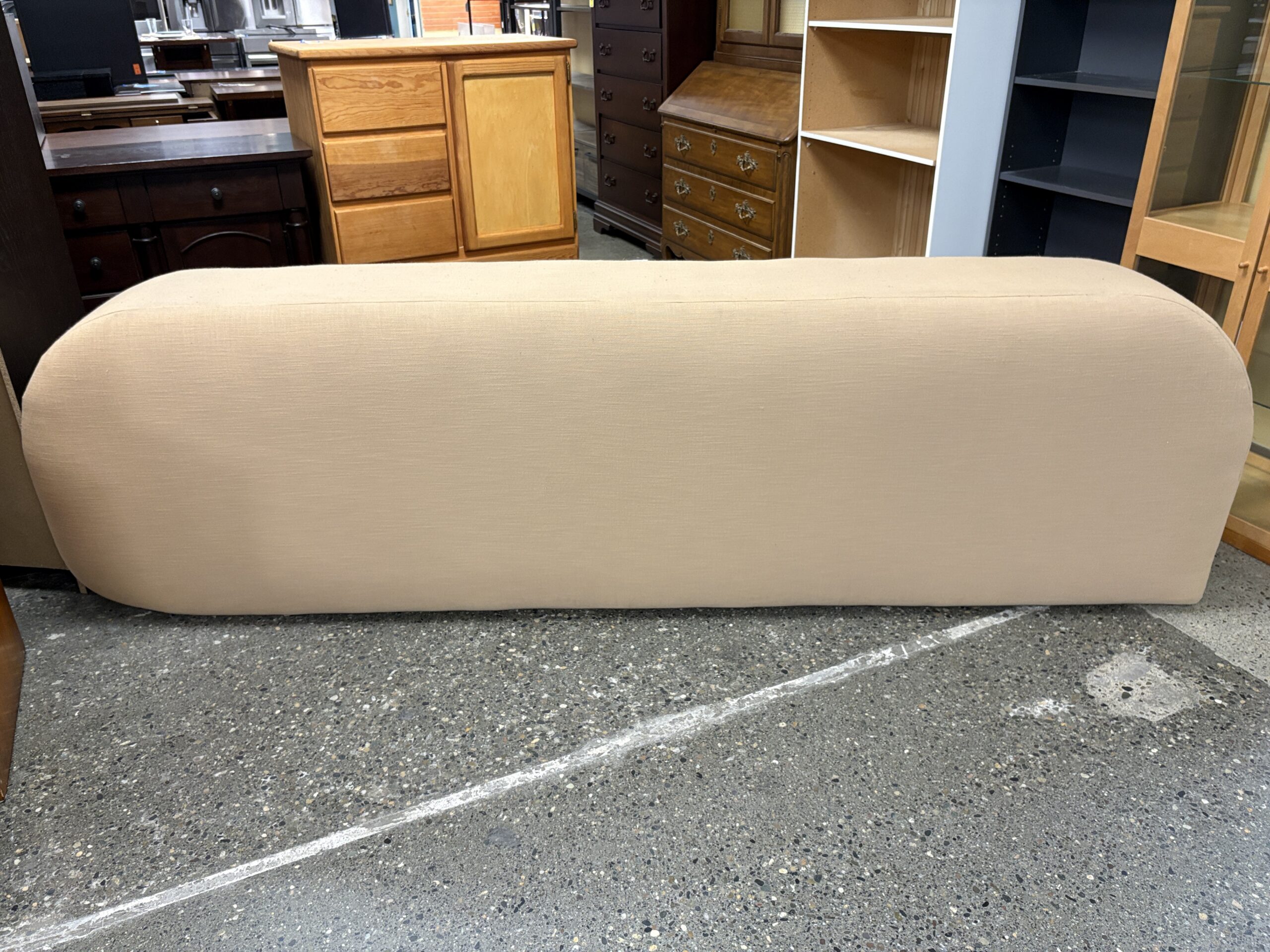 RESTORATION HARDWARE Byron Outdoor 4 Seat Sectional Left Arm Camel Sofa Cushion (Set of 5)