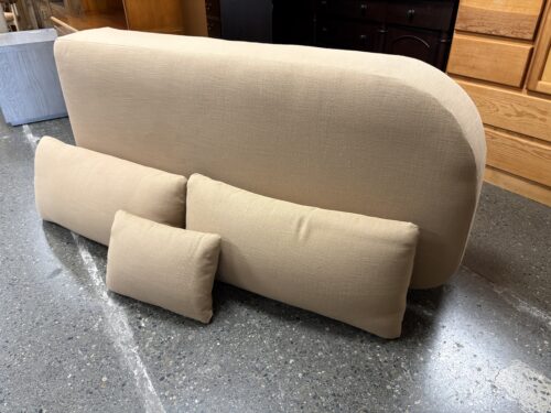 RESTORATION HARDWARE Byron Outdoor 2 Seat Sectional Right Arm Camel Sofa Cushion (Set of 4)