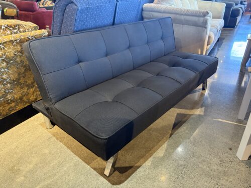 Modern Convertible Futon in Black