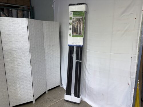 NEW! GENIUS Cool Retractable Screen Door - Black