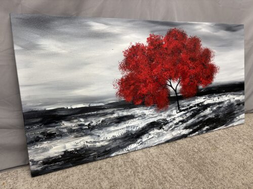 "Melody of Love" Original Canvas Acrylic Painting by Catalin
