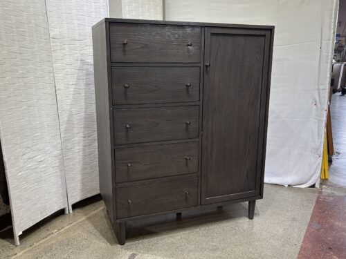 CRATE&BARREL Barnes Armoire w/ Adjustable Shelves & Hanging Storage