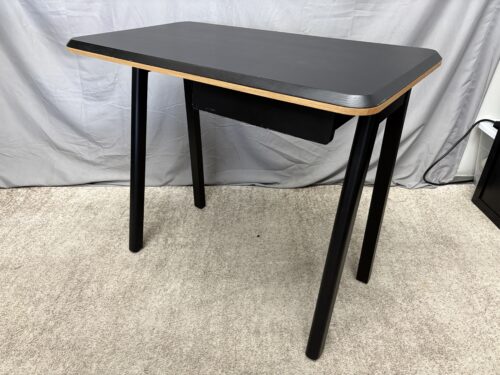 Modern Black Single Drawer Desk