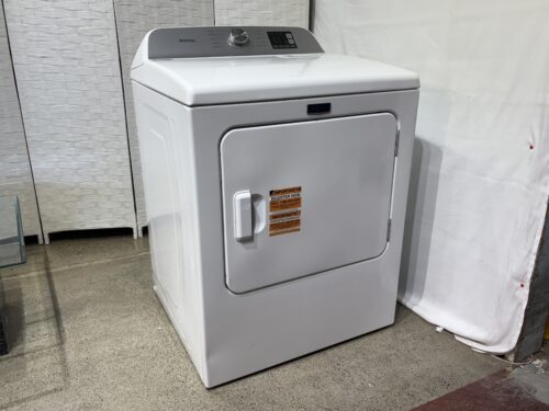 NEW! MAYTAG Vented Electric Dryer in White w/ Moisture Sensing Model # MED6200KW1