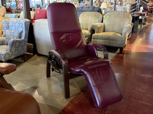 NEW! HUMAN TOUCH Merlot Colored Zero Gravity Manual Recliner Model # GF6101-WHITE