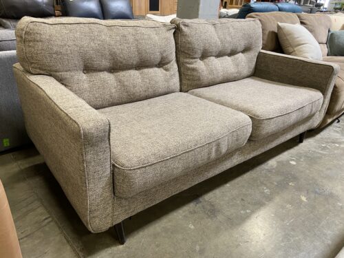 ASHLEY Dahra Jute Tufted Heather Grey Loveseat