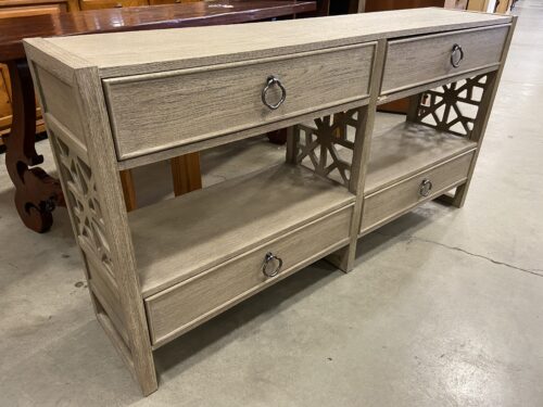 LA-Z-BOY Vista Biscone Hall Rustic Grey Console Table