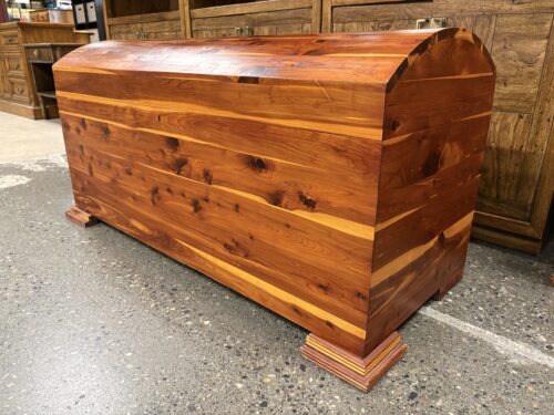 Red Cedar Dome Top Storage Trunk