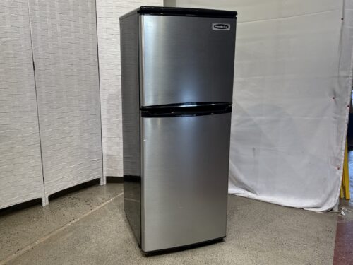 FRANKLINCHEF Stainless Steel 2-Door Mini Fridge Model # FCD400VW
