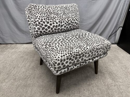 Cheetah Print Contemporary Accent Chair