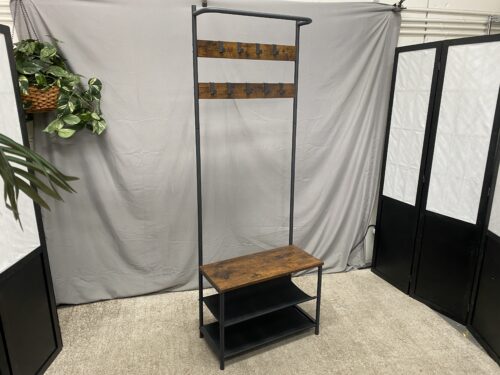 Industrial 3-Tier Hall Tree