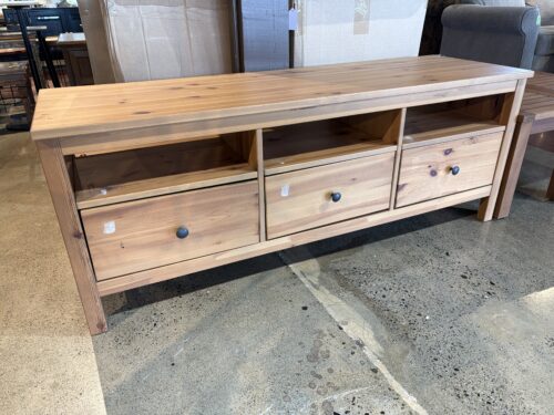 IKEA Hemnes Solid Pine Wood TV Stand