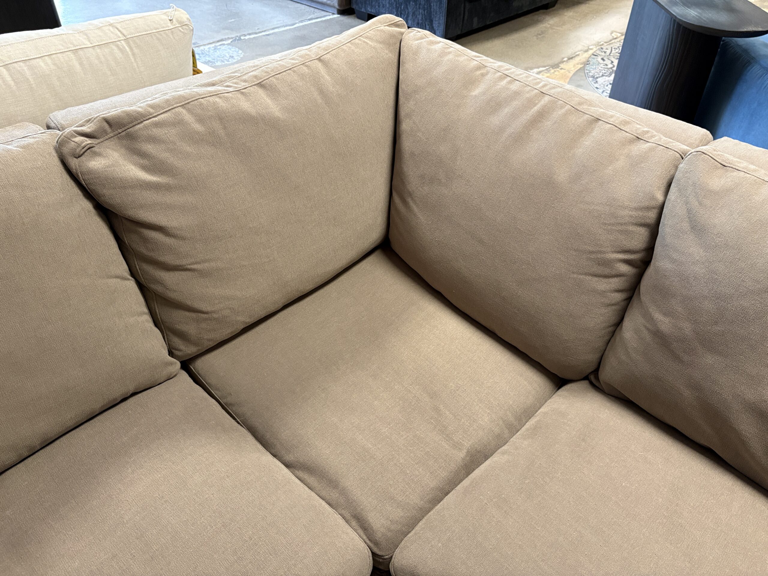 RESTORATION HARDWARE Cloud Modular Slope Arm Wheat Fabric Sectional