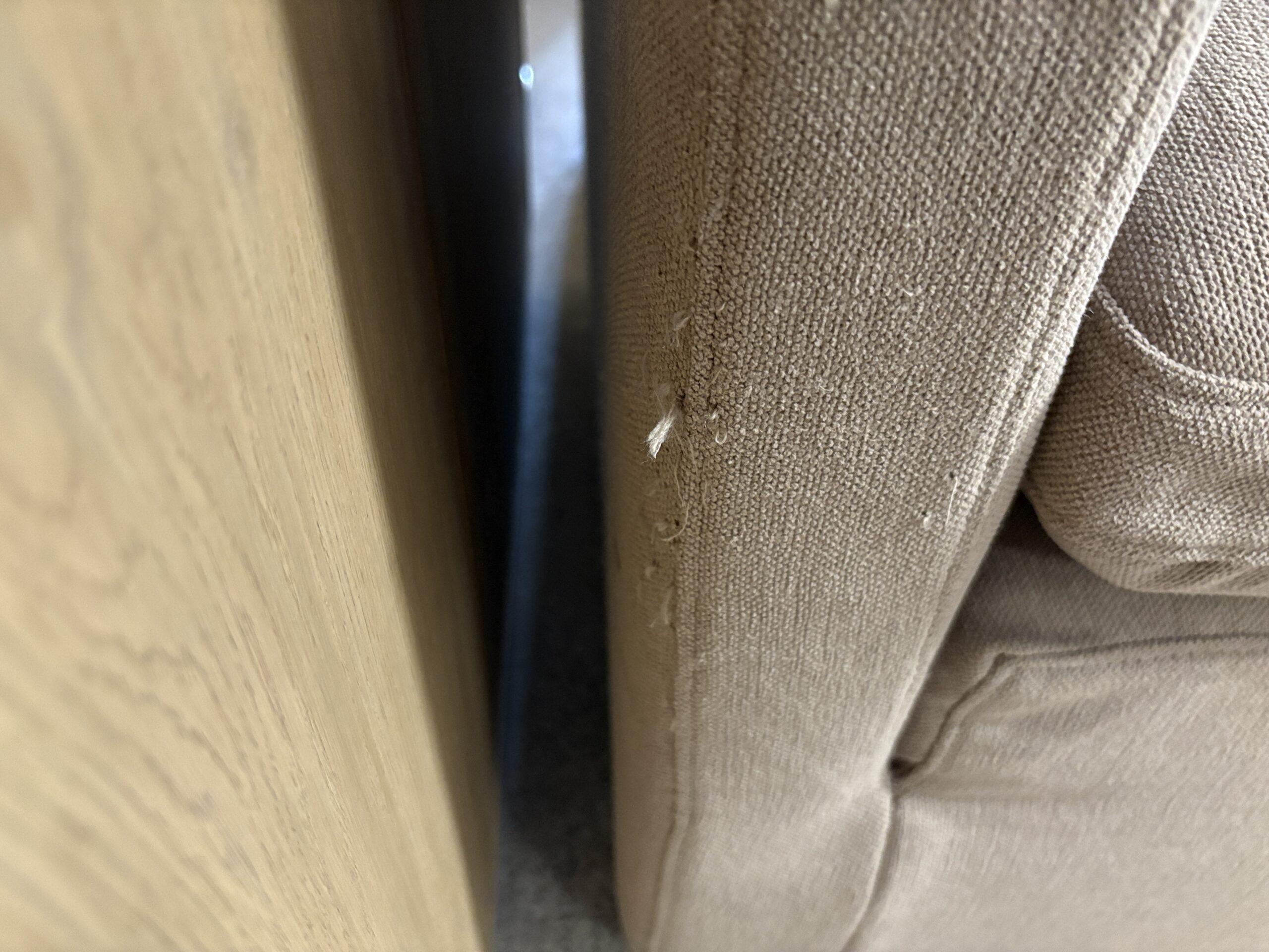 RESTORATION HARDWARE Cloud Modular Slope Arm Wheat Fabric Sectional