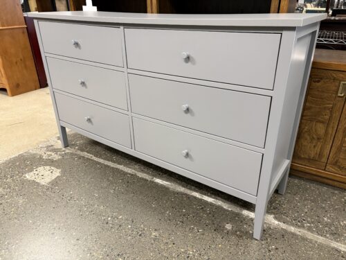 IKEA Gullaberg Grey 6-Drawer Low Dresser