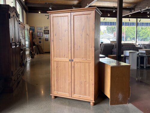 IKEA Knotty Blonde Armoire w/ Shelf