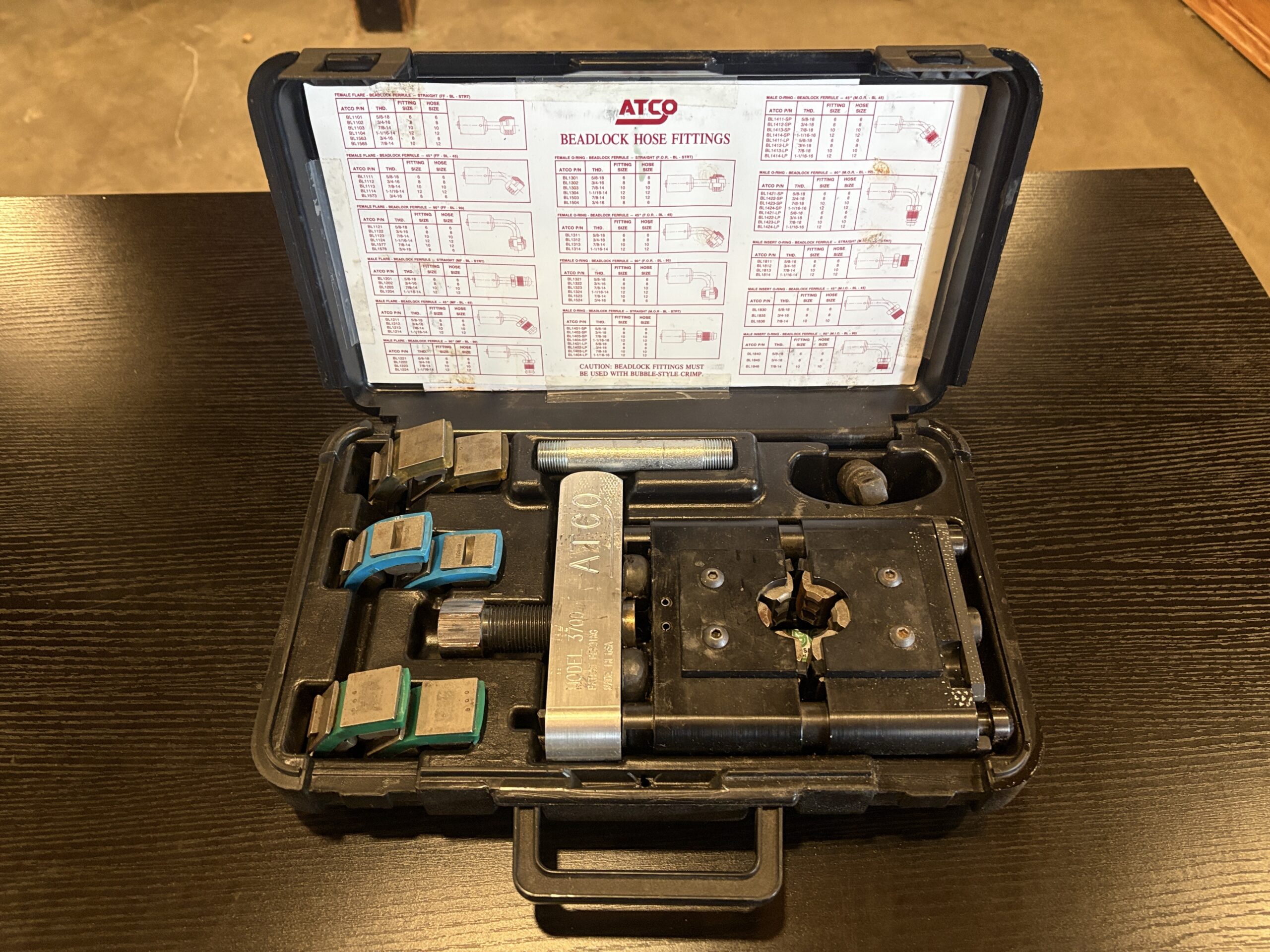 ATCO Beadlock Hose Crimper Model # 3700