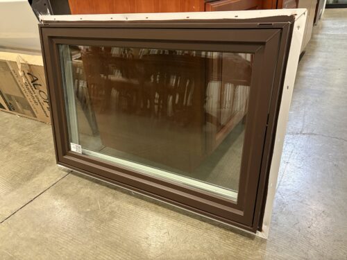 NEW! MILGARD V400 Tuscany Series 23x35 Chocolate Brown Vinyl Awning Window