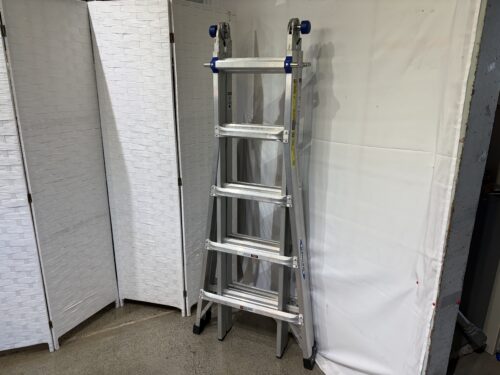 WERNER 22 ft Reach Aluminum 5-in-1 Multi Position Pro Ladder Model # MT-22