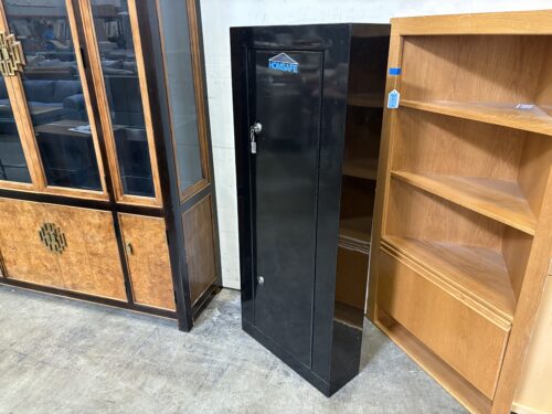 HOMESAFE Black Metal Gun Locker with Dual Locks