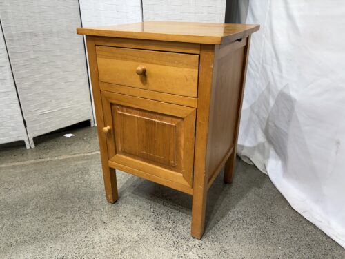 EDDIE BAUER Shaker-Style Nightstand with Side Tray