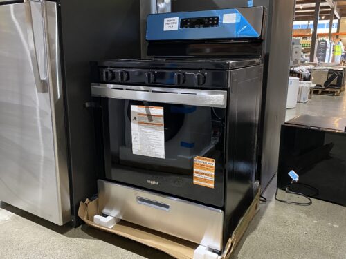 NEW! WHIRLPOOL Stainless Steel 5-Burner Gas Range Model # W11508879C