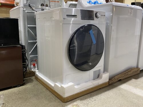 NEW! GE Compact Stackable 4.1 Cu. Ft. Electric Dryer Model # GFT14ESSM3WW