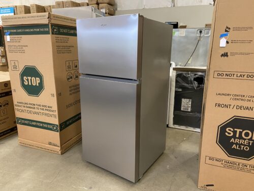 NEW! WHIRLPOOL 30" Top-Freezer Refrigerator in Fingerprint Resistant Stainless Steel Model #19MSTFATR6