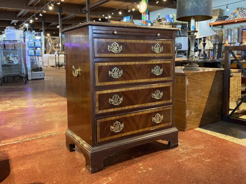 HICKORY American Masterpiece Collection Banded Mahogany Chippendale Bedside Chest