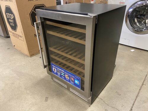 MAXXIMUM Dual Zone Wine Cooler with Beechwood Shelves Model #WML55011HS