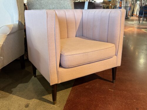 Pale Pink Box Chair