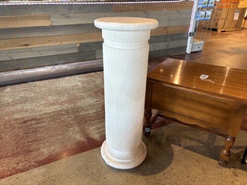 Coastal Washed Pencil Reed Pedestal