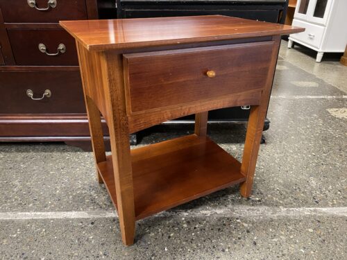 THOMASVILLE Impressions Solid Wood Single Drawer Open Nightstand