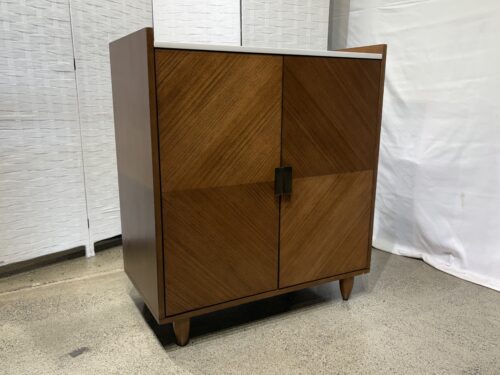 NEW! OVE DECORS Andrea 32" Accent Bar Cabinet w/ Engineered Stone Top