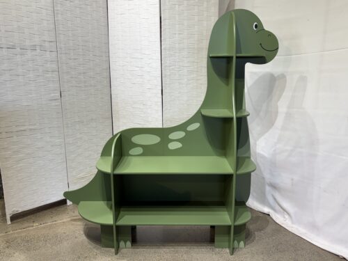 DELTA CHILDREN Smiling Green Dinosaur Bookcase